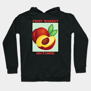 Fruit market nectarine Hoodie